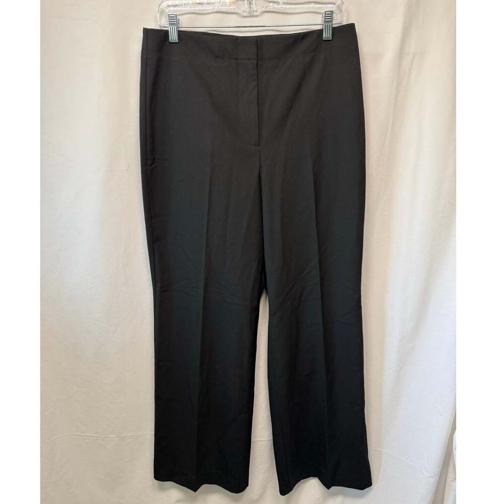 Talbots Petites Signature Straight Leg Dress Pant Style BH684 Black Size 12P NEW
